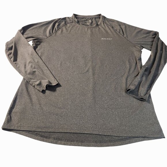 Baleaf Mens Gray top Performance Shirt Size L Lightweight Breathable Activewear - Picture 1 of 6